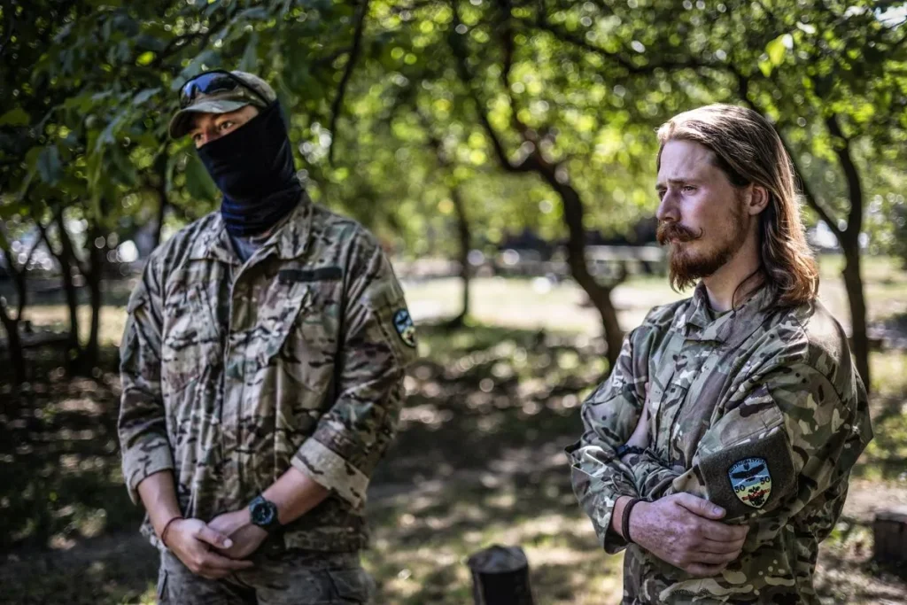 Svensk frivillig sjukvårdare vid fronten i Ukraina